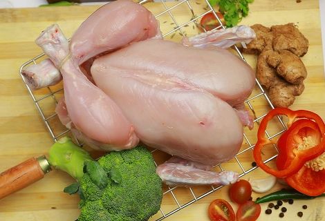 Whole Chicken UnCut - Skinless