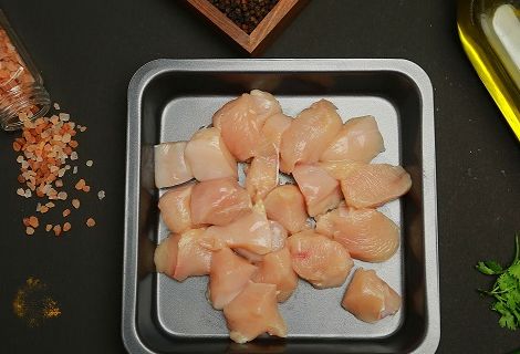 Chicken Breast Boneless Cubes